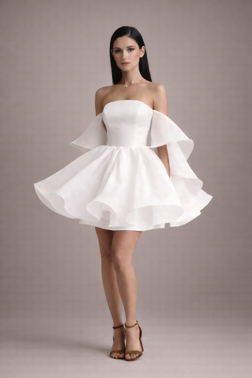 Mini Tüllü Elbise - 1