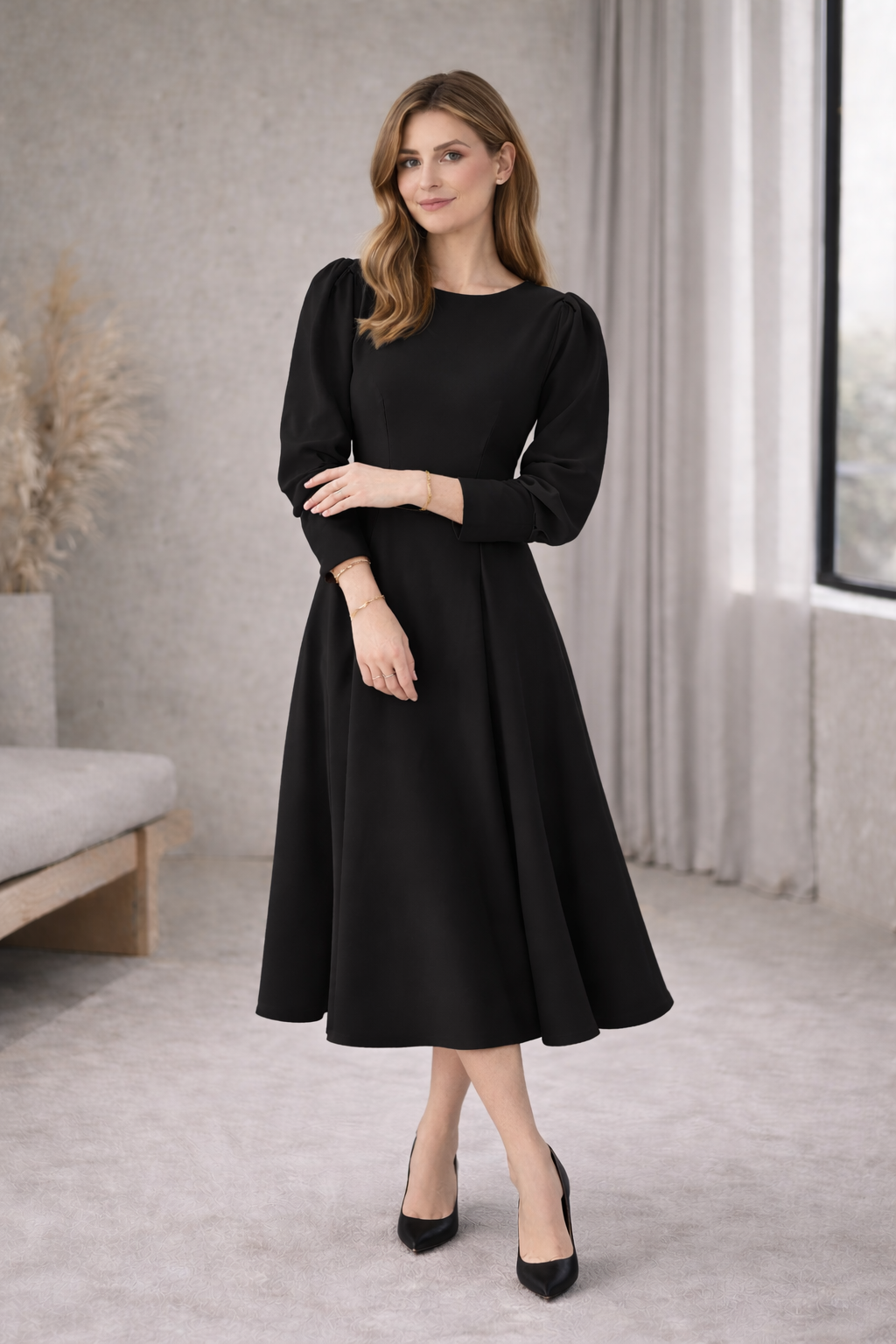 Uzun kollu Söz elbisesi - 1