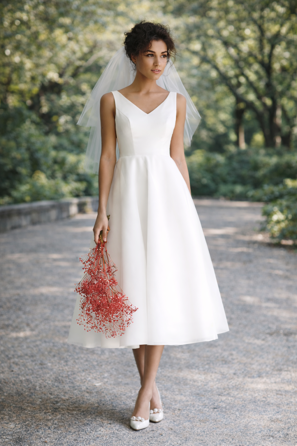 Midi Söz Nişan Elbisesi